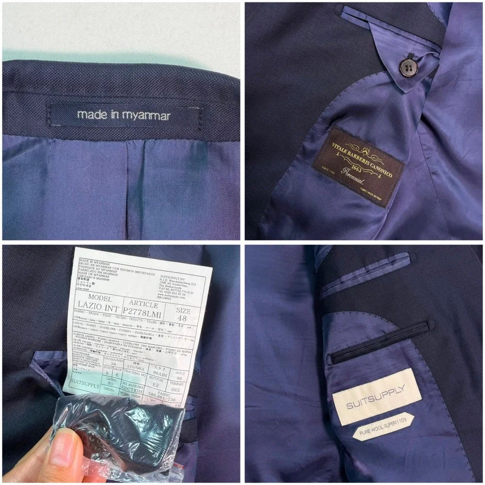 Suitsupply lazio navy